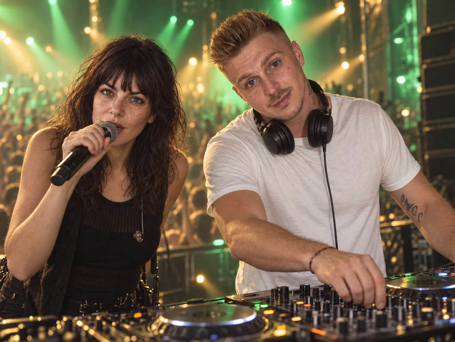 DJ Andy'K and Aria Noir — live & peak-time