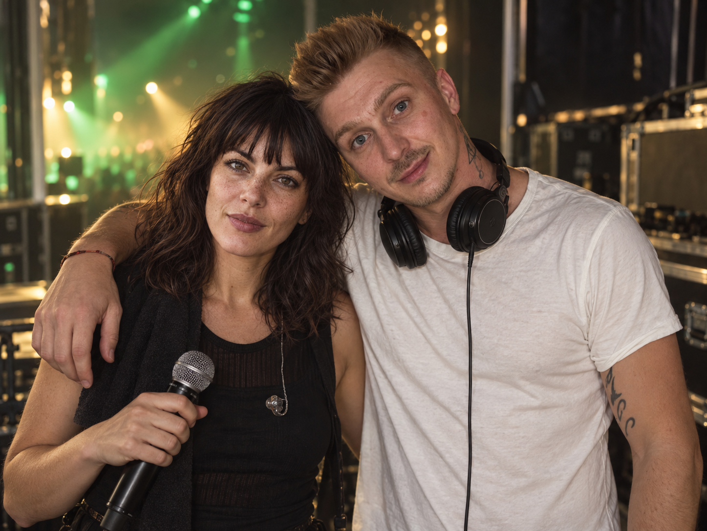 DJ Andy'K and Aria Noir