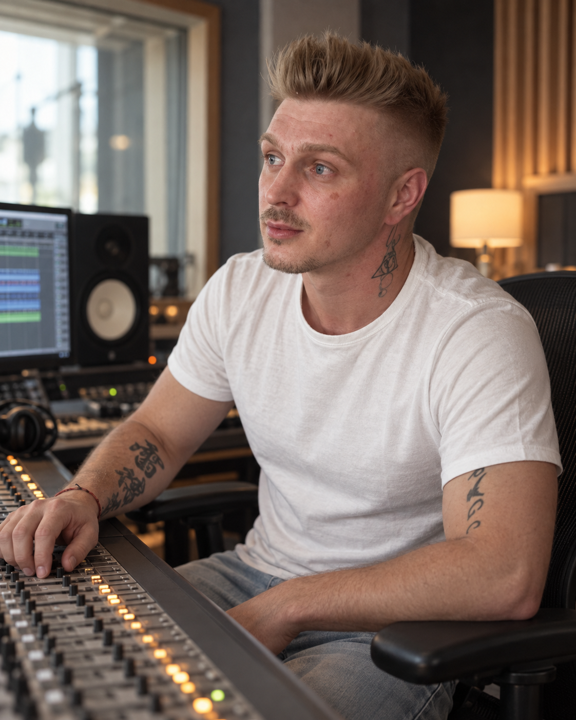 DJ Andy'K and Robert Zigller — studio & airport